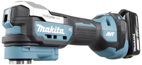 Többfunkciós akkus szerszám 18V 5 Ah, hordtáskával, Makita DTM52T1JX2 10. kép