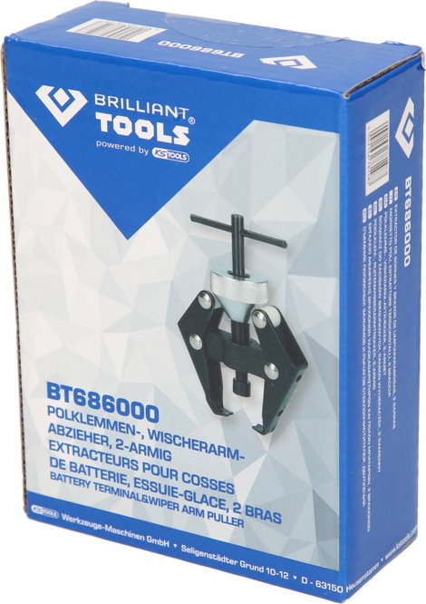 Póluskapocs, ablaktörlőkar lehúzó, 2-karú Brilliant Tools BT686000 3. kép