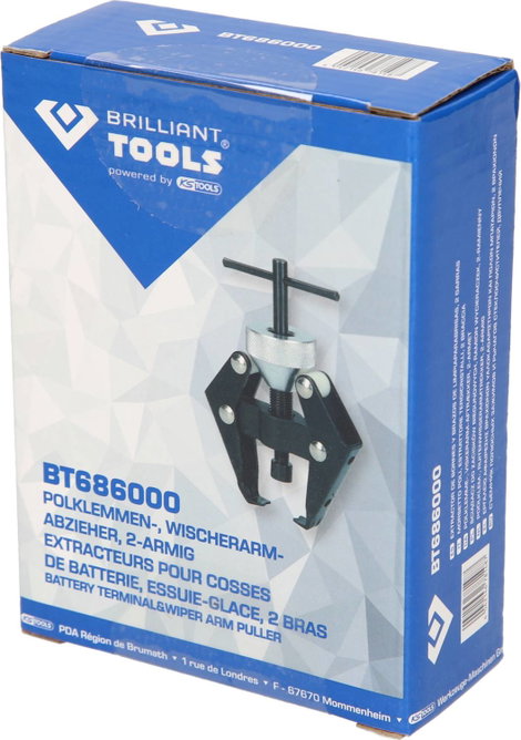 Póluskapocs, ablaktörlőkar lehúzó, 2-karú Brilliant Tools BT686000 4. kép