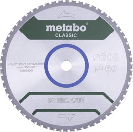 Metabo STEEL CUT CLASSIC 628651000 Körfűrészlap 165 x 20 x 1.2 mm Fogak száma (collonként): 40 1 db
