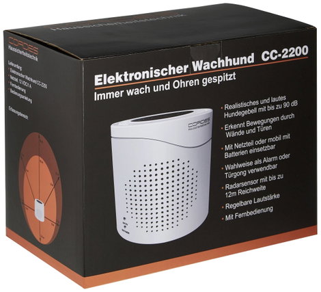 Cordes Haussicherheit Elektronikus kutyaugatás CC-2200 Fehér Távirányítóval 120 dB 002002 3. kép