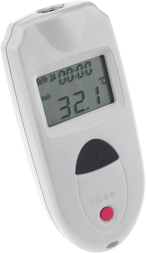 Mini infra hőmérő és levegő hőmérő, 1:1-es optikával -33 +110 °C-ig Voltcraft IR 110-1S 3. kép