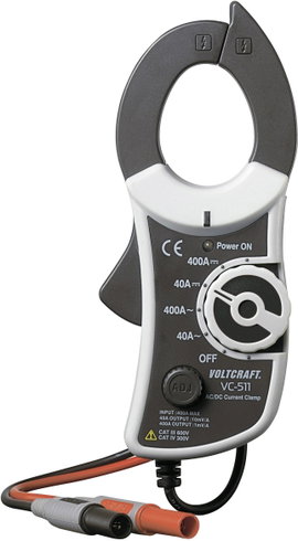 Lakatfogó adapter AC/DC egyen és váltó áram méréshez 400A-ig Voltcraft VC-511