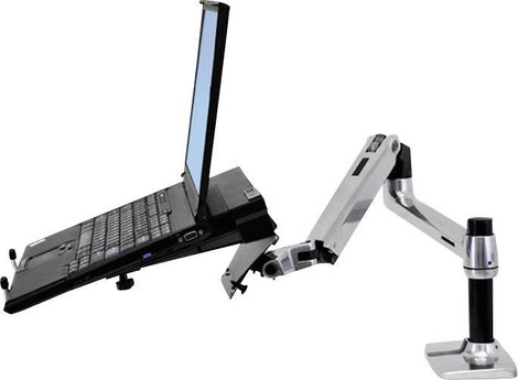 Ergotron Notebook tartó Alkalmas sorozat: Ergotron LX monitor tartók Fekete 2. kép