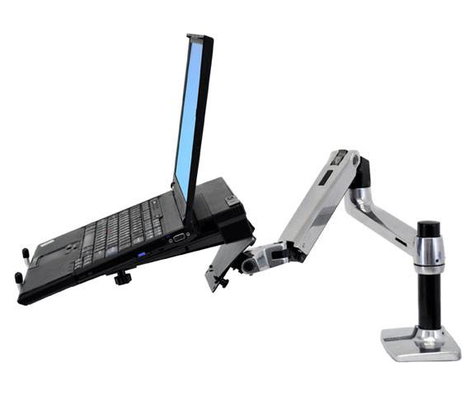 Ergotron Notebook tartó Alkalmas sorozat: Ergotron LX monitor tartók Fekete 8. kép