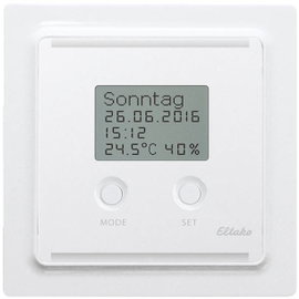 FUTH55ED/230V-pg Eltako Higrosztát Max. hatótáv (szabad területen) 30 m