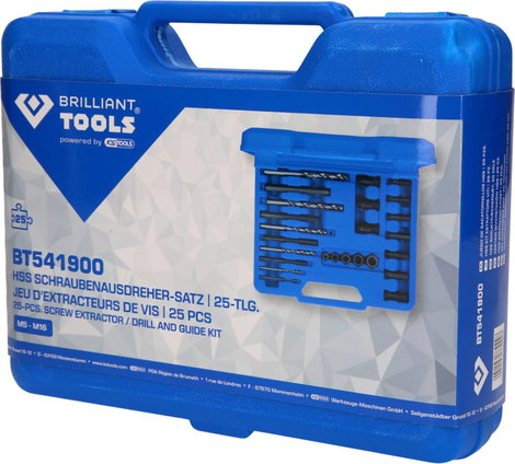 Brilliant Tools BT541900 HSS csavaros kihúzó készlet, 25 db 3. kép