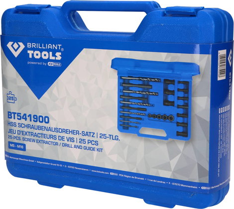 Brilliant Tools BT541900 HSS csavaros kihúzó készlet, 25 db 4. kép