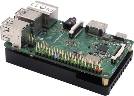 Radxa RockPi_Heatsink Hűtőelem Alkalmas: Rock Pi Fekete 2. kép