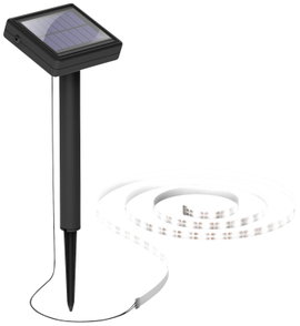 Megatron MT70011 SolarStripe Napelemes fényfüzér 0.3 W Melegfehér Fekete