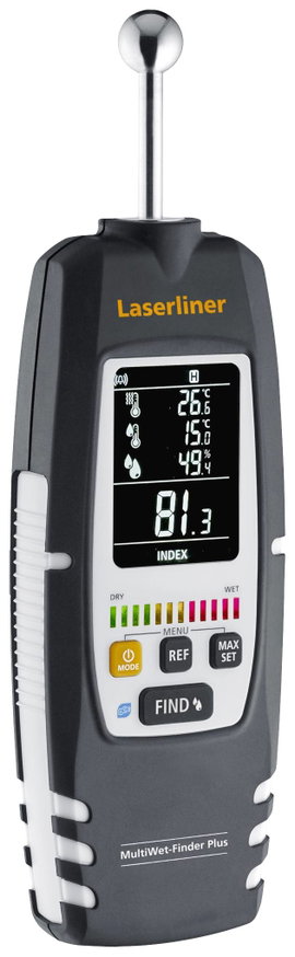 Laserliner MultiWet-Finder Plus Anyagnedvesség mérő Hőmérsékletmérés