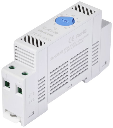 TRU COMPONENTS Termosztát TC-7T.81-230NO 1 záró (H x Sz x Ma) 88.8 x 47.8 x 17.5 mm 1 db 2. kép