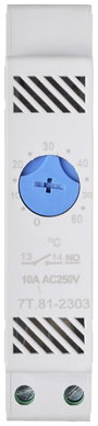 TRU COMPONENTS Termosztát TC-7T.81-230NO 1 záró (H x Sz x Ma) 88.8 x 47.8 x 17.5 mm 1 db 3. bélyegkép