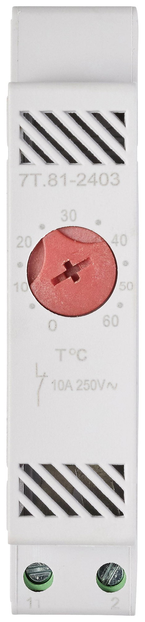 TRU COMPONENTS Termosztát TC-7T.81-240NC 1 nyitó (H x Sz x Ma) 88.8 x 47.8 x 17.5 mm 1 db 3. kép