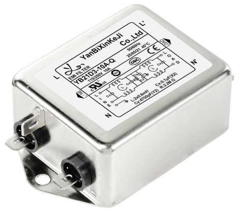 TRU COMPONENTS TC-10471948 Zavarszűrő 250 V/AC 10 A 1.2 mH (H x Sz x Ma) 75 x 51 x 37 mm 1 db 3. kép