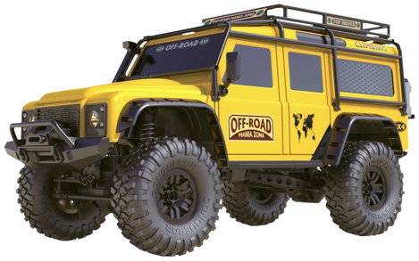 Amewi Dirt Climbing SUV Safari 1:10 Brushed RC modellautó Elektro Crawler 4WD RtR 2,4 GHz Akkuval és