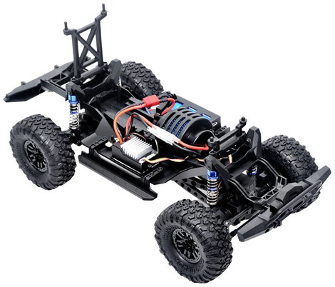 Amewi Dirt Climbing SUV Safari 1:10 Brushed RC modellautó Elektro Crawler 4WD RtR 2,4 GHz Akkuval és 3. kép