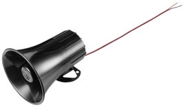 TRU COMPONENTS TC-10475812 Riasztósziréna Zajkibocsátás: 105 dB 15 W Feszültség: 12 V Szirénahang 1 