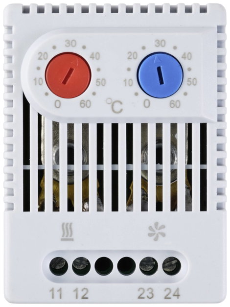 TRU COMPONENTS Termosztát TC-ZR011 1 záró, 1 nyitó (H x Sz x Ma) 67 x 46 x 50 mm 1 db 3. kép