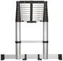 TOOLCRAFT TO-7868814 Alumínium/műanyag Teleszkópos létra Összecsukható Fekete/ezüst EN 131 10.1 kg bélyegkép