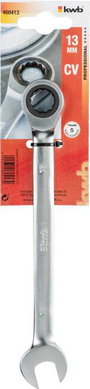 kwb 460413 Kettős racsnis gyűrűskulcs 1 db 13 mm bélyegkép