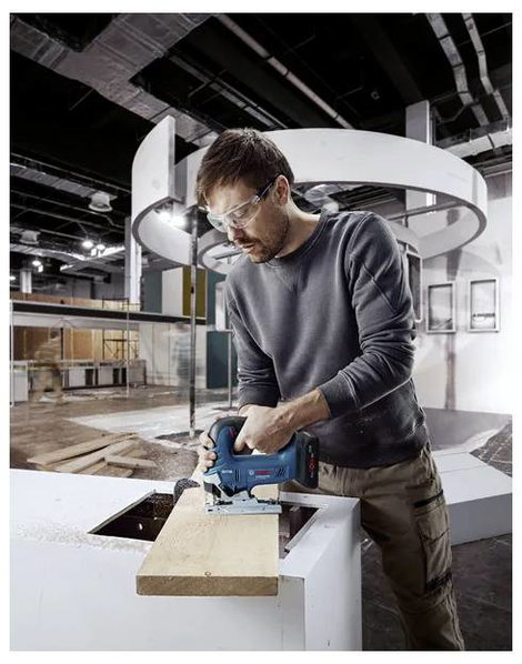 Bosch Professional GST 18V-125 B solo Akkus beszúrú fűrész 06015B3001 akku nélkül, töltő nélkül 18 V 3. kép