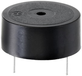 TRU COMPONENTS TC-10475824 Piezo jeladó Zajkibocsátás: 80 dB Feszültség: 12 V Tartós hangjel 1 db