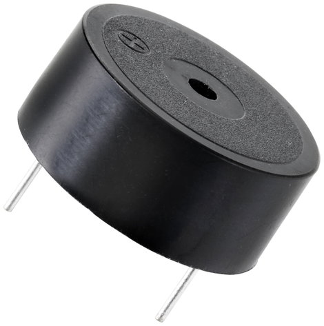 TRU COMPONENTS TC-10475824 Piezo jeladó Zajkibocsátás: 80 dB Feszültség: 12 V Tartós hangjel 1 db 2. kép