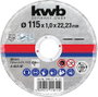 kwb 711811 Vágótárcsa, egyenes 115 mm 1 db Acél 2. bélyegkép