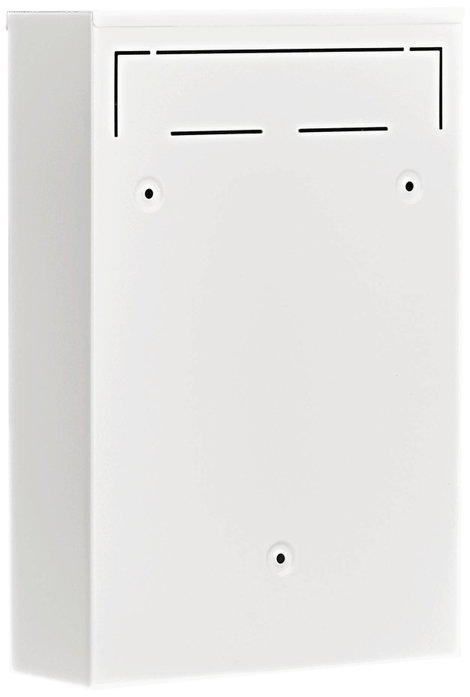Burg Wächter 61010 POCKET 5871 W Postaláda Acél Fehér Kulcsos zár 4. kép