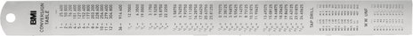 BMI biegsamer Stahlmasstab 1000mm 18x0,5mm VA DIN2968 plus6 963100030 Méretarány 1000 mm Nemesacél, 2. kép