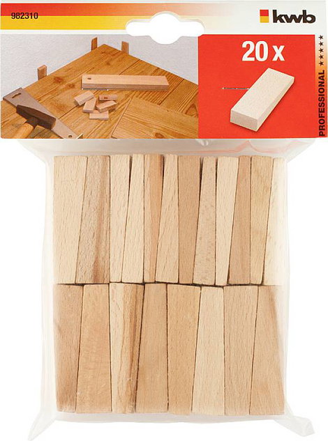 Faék kwb 982310 Bükkfa ékek, 20 db. 2. kép
