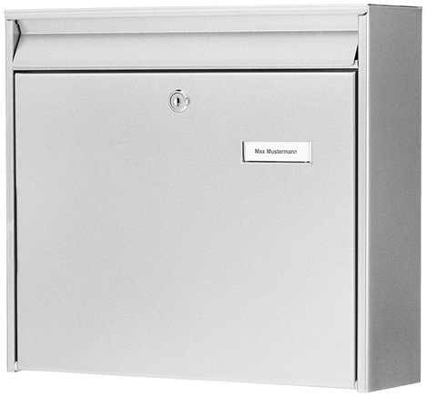 Burg Wächter 61130 MAIL 5877 SI Postaláda Acél Ezüst Kulcsos zár 5. kép