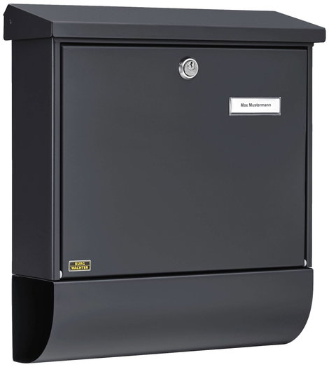 Burg Wächter 38215 SET VARIO 86720 ANT (EC) Postaláda Acél Antracit Kulcsos zár 2. kép