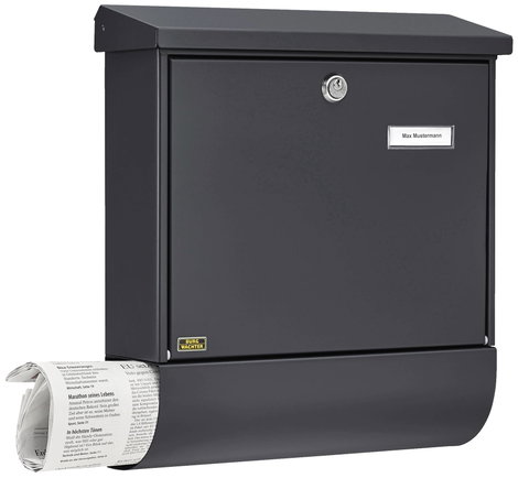 Burg Wächter 38215 SET VARIO 86720 ANT (EC) Postaláda Acél Antracit Kulcsos zár 4. kép