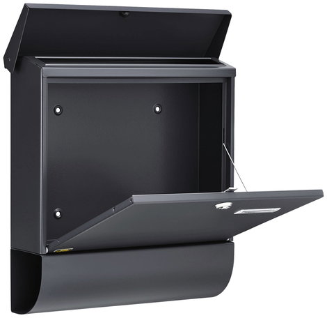 Burg Wächter 38215 SET VARIO 86720 ANT (EC) Postaláda Acél Antracit Kulcsos zár 9. kép