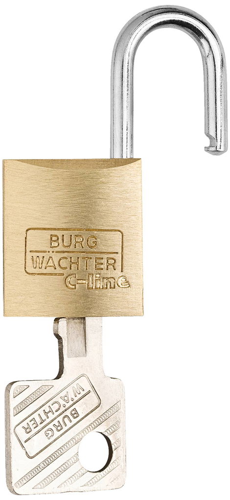 Burg Wächter 2951 Függő lakat 15.00 mm Különböző időben záródó Sárgaréz Kulcsos zár 2. kép