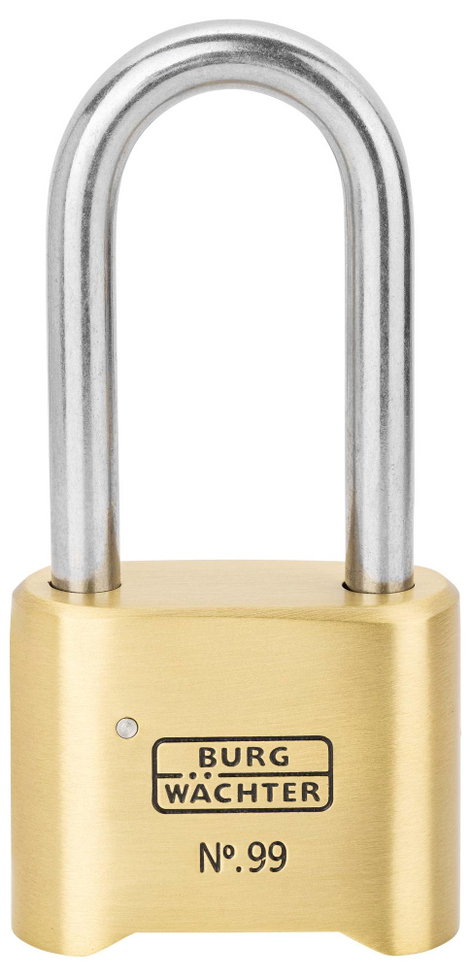 Burg Wächter 37491 Függő lakat 51.90 mm Sárgaréz Számkódos zár 3. kép