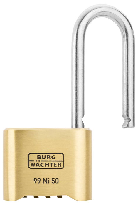 Burg Wächter 37491 Függő lakat 51.90 mm Sárgaréz Számkódos zár 6. kép
