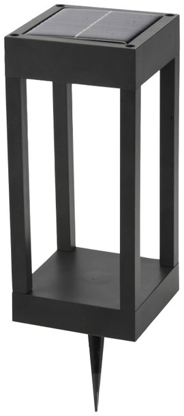 Megatron MT70010 Napelemes kültéri állólámpa mozgásjelzővel 0.6 W Melegfehér, RGB Fekete