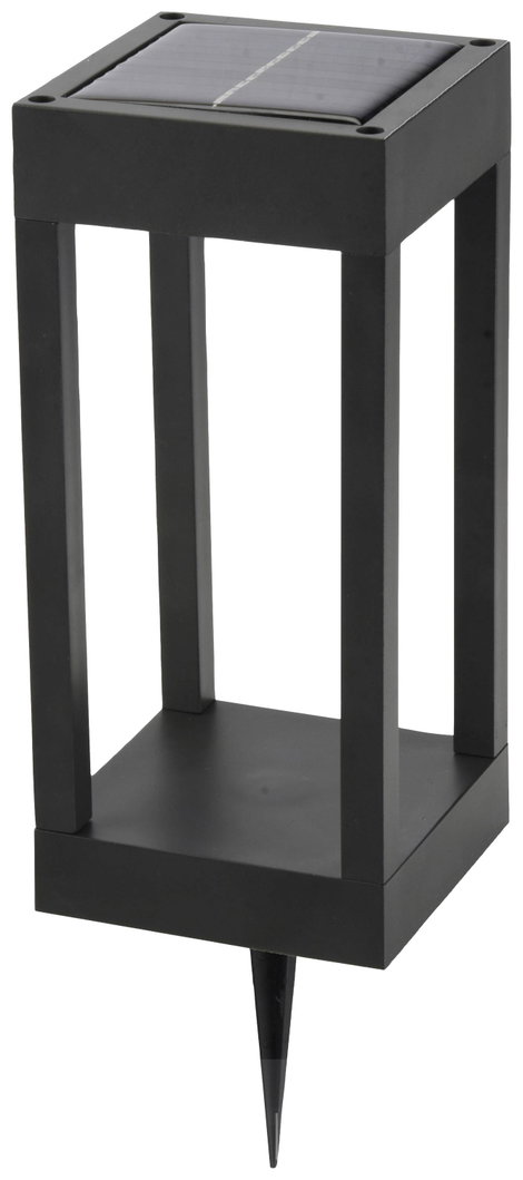 Megatron MT70010 Napelemes kültéri állólámpa mozgásjelzővel 0.6 W Melegfehér, RGB Fekete