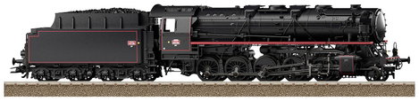 TRIX H0 25744 H0 tehervonat gőzmozdony sorozat 150X az SNCF 2. kép