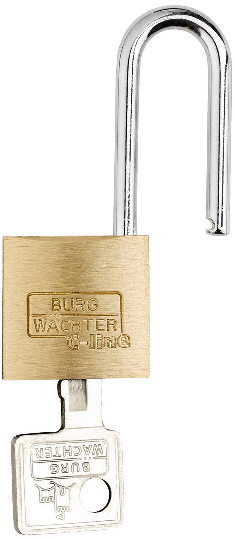Burg Wächter 33591 Függő lakat 20.00 mm Különböző időben záródó Sárgaréz Kulcsos zár 7. kép
