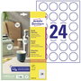 Avery-Zweckform L3415-10 Univerzális etikett Ø 40 mm Papír Fehér 240 db Véglegesen tapadó Lézernyomt bélyegkép