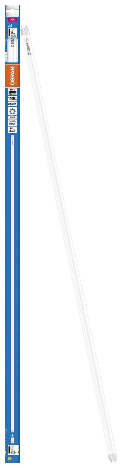 OSRAM LED EEK: E (A - G) G13 Cső forma T8 11.6 W = 38 W Hidegfehér (Ø x H) 26.80 mm x 1061 mm 1 db 3. kép