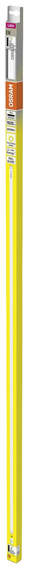 OSRAM LED EEK: F (A - G) G13 Cső forma T8 15 W = 36 W Melegfehér (Ø x H) 26.80 mm x 1213 mm 1 db 2. kép