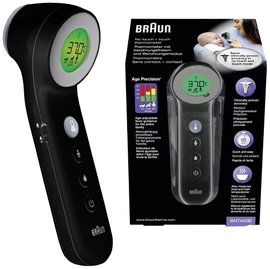 Braun No touch + touch schwarz Lázmérő Érintésmentes mérés