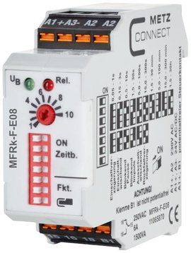 Metz Connect 11065870 MFRk-F-E08 Időrelé Multifunkció 230 V/AC 1 db 1 váltó