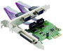 Conceptronic SPC01G 1+2 port Soros/párhuzamos dugaszkártya PCI-Express, Párhuzamos (IEEE 1284), Soro bélyegkép