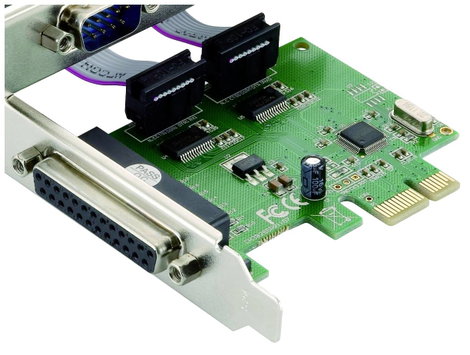 Conceptronic SPC01G 1+2 port Soros/párhuzamos dugaszkártya PCI-Express, Párhuzamos (IEEE 1284), Soro 6. kép